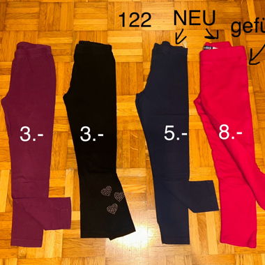 Mädchenkleider Leggins Pullover Grösse 122