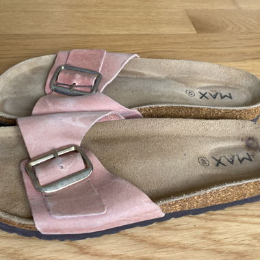 Sandali da donna rosa / Slippers Taglia 42