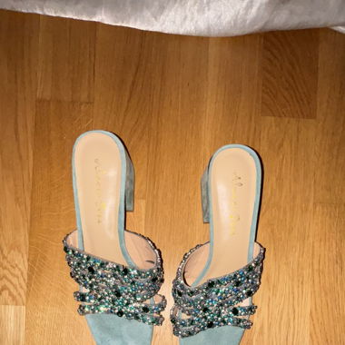 Talons pierres vertes 