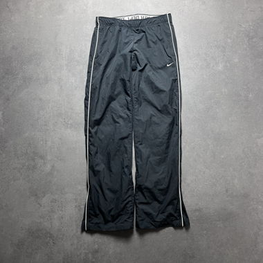 Vintage Nike Baggy Track Pants Black S