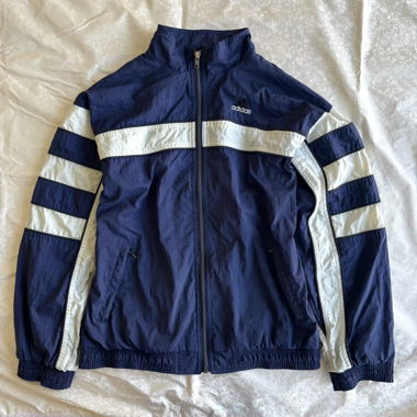 1990s striped vintage Adidas track jacket
