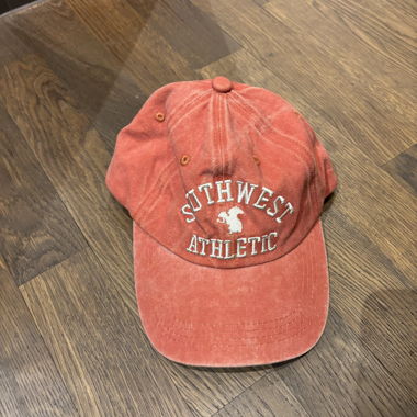 Red Southwest Athletic cotton cap