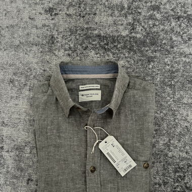 Tom Tailor Leinenhemd Herren Gr. S neu