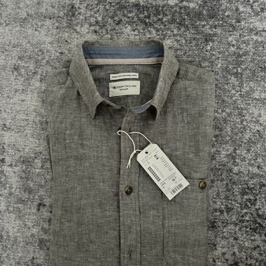 Camicia in lino Tom Tailor da uomo Taglia S nuova