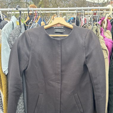 Damen Mantel schwarz XS