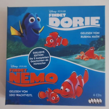 Audiobooks - 4 CD Disney Finding Dory & Finding Nemo