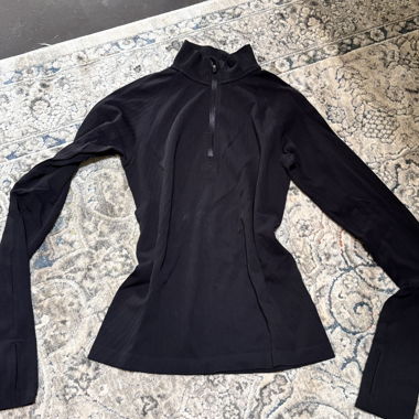 H&M Move top nero con zip XS