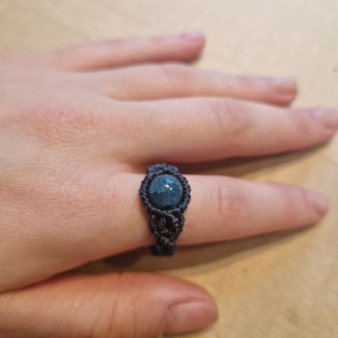 Anello Vintage Boho in Macramè