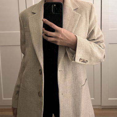 Mango Wool Mantel Grösse S