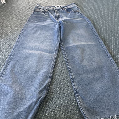 Wide Jeans with Fringes Gr. 38/40