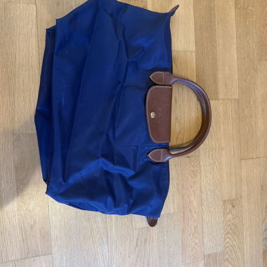 Borsa a mano blu Longchamp