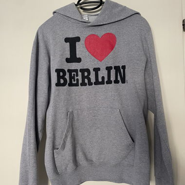 Sweat à capuche I love Berlin