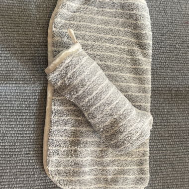 Lot de 2 gants de toilette doux