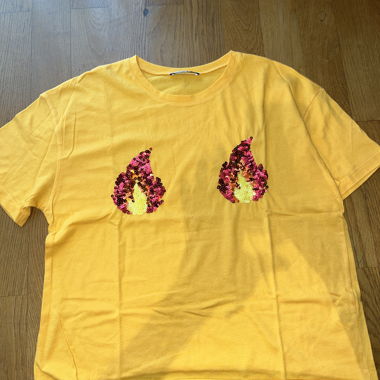 Zara fire t-shirt 