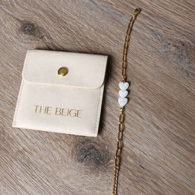 Gold-plated stainless steel bracelet THE BEIGE