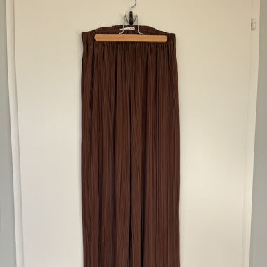 Samsøe Samsøe Uma Pleated Brown Pants – Size L