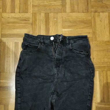 Jupe en jeans taille haute