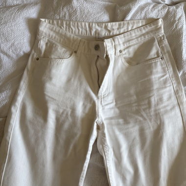 Pantalon droit blanc