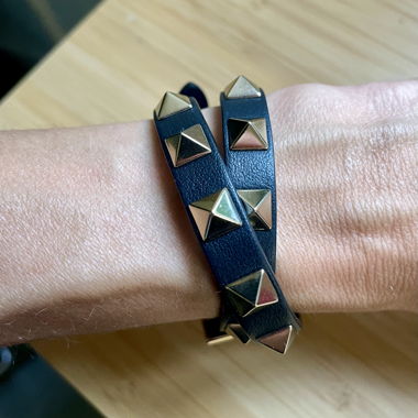 Bracciale doppio Valentino Garavani Rockstud