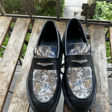DER SCHÜTZE Mocassins brodés