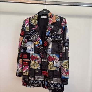 Colorful Printed Blazer