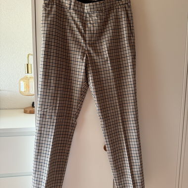 Pantaloni a quadri Slim Fit H&M