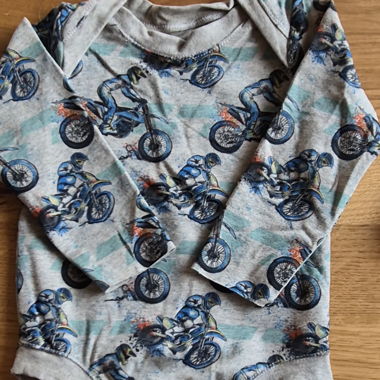 Body per bebè con stampa di moto