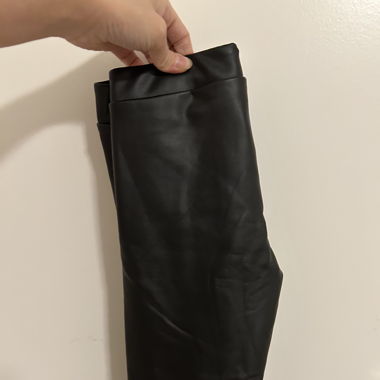 Schwarze Lederleggins Calzedonia