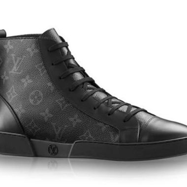 Sneakers altezza alta nere Louis Vuitton
