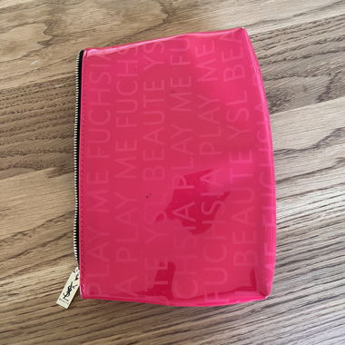 YSL Beauty Pink Makeup Bag