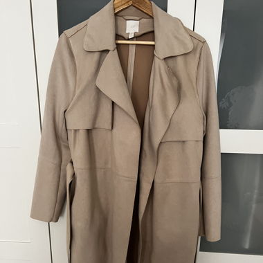 Übergangsmantel H&M in Wildleder Beige