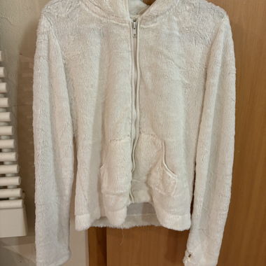 Weisse Jacke