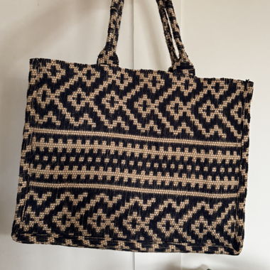 Borsa da spiaggia intrecciata