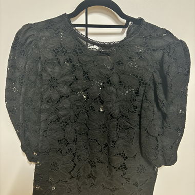 Bluse mit Spitze