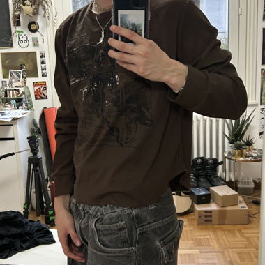 Brown Pullover with old Pattern