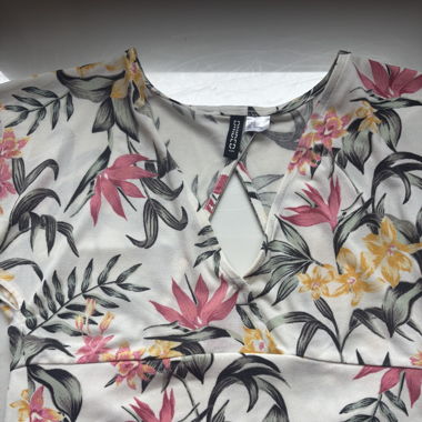 Crop top à fleurs 