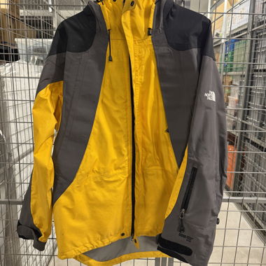 The North Face Gore-Tex Jacket, size M, yellow/grey