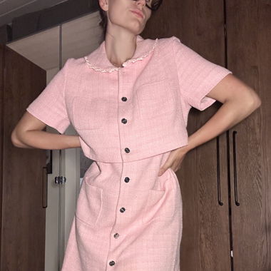 Sandro Tweed Kleid