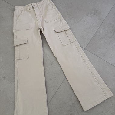 Beige Cargohose Gr. XS