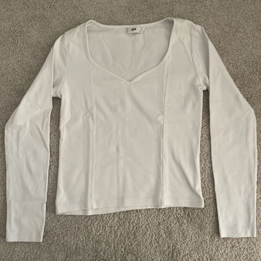 white long sleeves