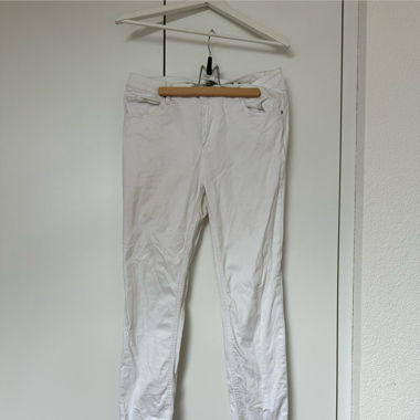 Hose lang/weiss