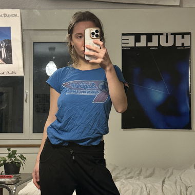 T-shirt Superdry bleu