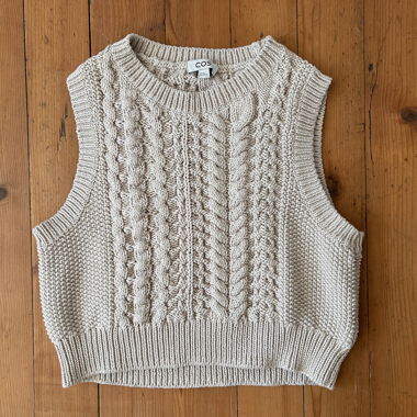 Smanicato beige COS