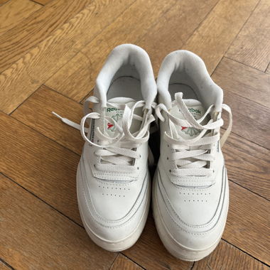 Sneakers Reebok crema-bianche 