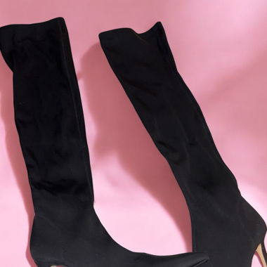 Overknee-Stiefel mit High Heels