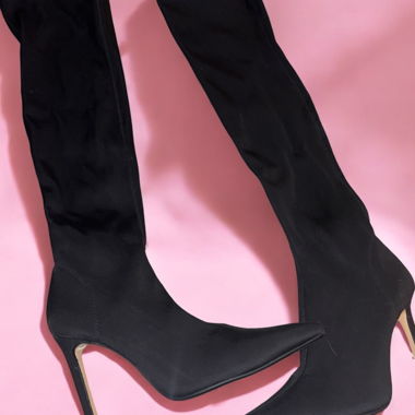 Overknee-Stiefel mit High Heels