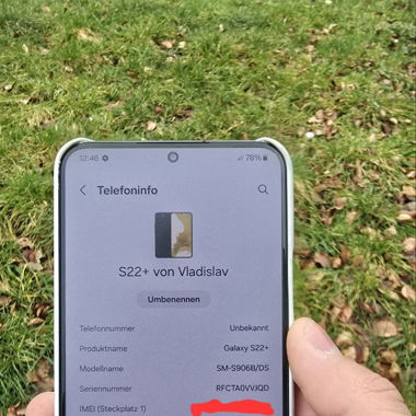 Samsung galaxy s22 plus 8/256