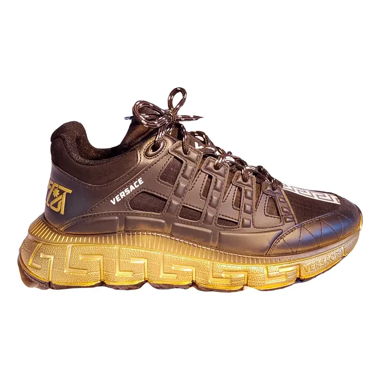Sneakers Versace Trigreca nero/oro taglia 40