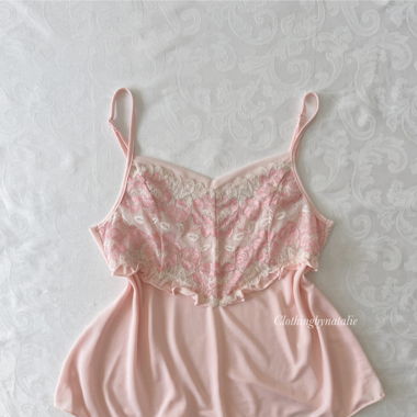 Coquette Pink Nylon Cami (M)