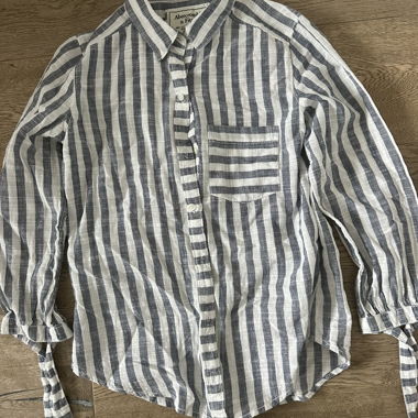 Camicia a righe Abercrombie & Fitch XS